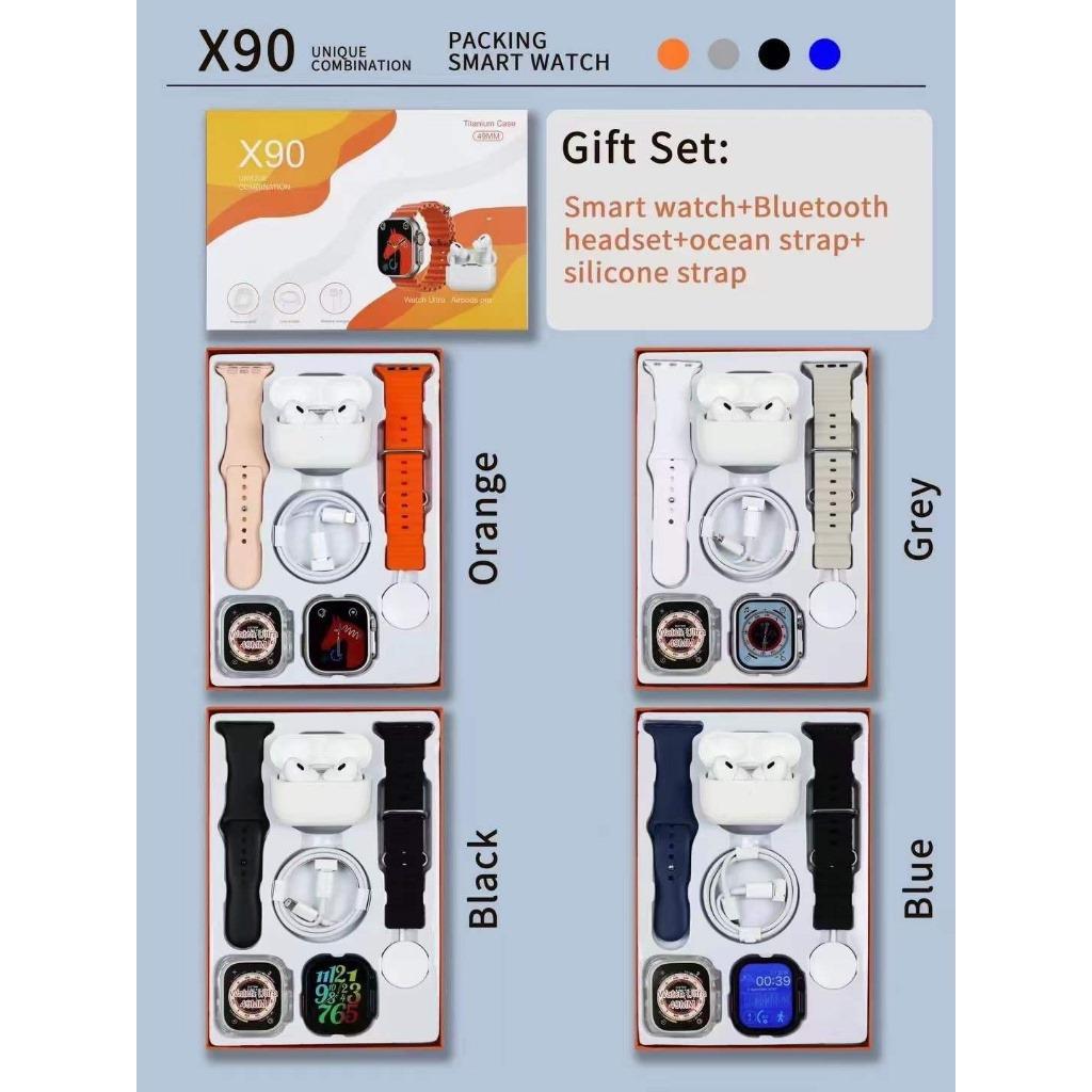 COMBO 5X1 PULSOS 🔥!OBTEN RELOJ SMARTWATCH X9 + AIRPODS PRO 2DA GENERACIÓN + PROTECTOR RELOJ + PULSO RELOJ!🔥