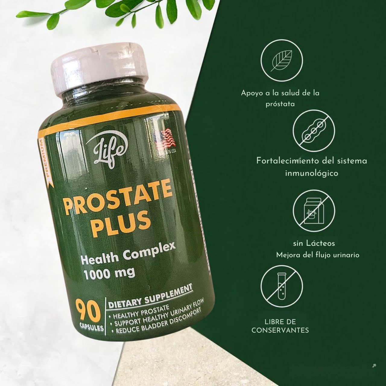 CUIDA TU PROSTATA💊2x1 Prostate Plus - 90 CAPSULAS