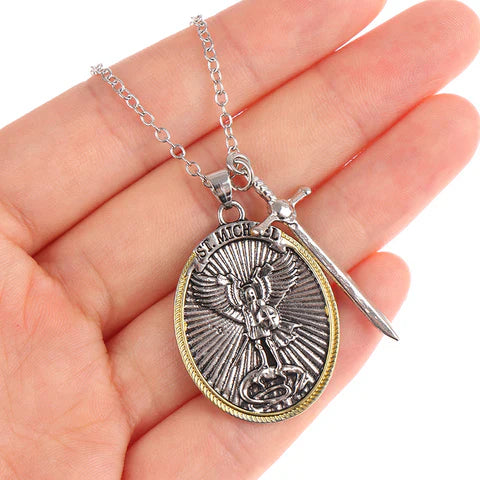 Atrae Prosperidad y Protección Divina 🙏✨ | Collar de Protección del Arcangel Miguel + Regalo 🎁