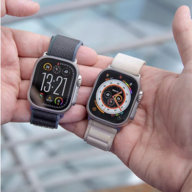 COMBO PAREJA 11X1 🔥2 Reloj Smartwatch 9 y Ultra 2 + 7 Pulsos de reloj + 2 Protectores de relojes🔥
