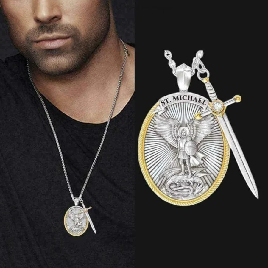 Atrae Prosperidad y Protección Divina 🙏✨ | Collar de Protección del Arcangel Miguel + Regalo 🎁