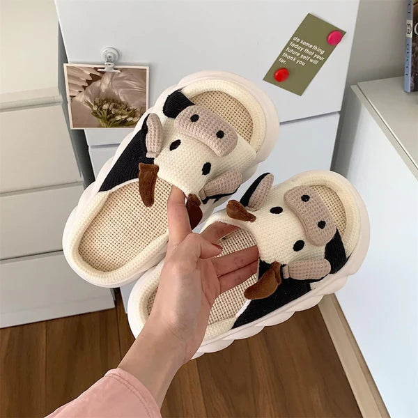 Pantufla de Vaca tejida🐮
