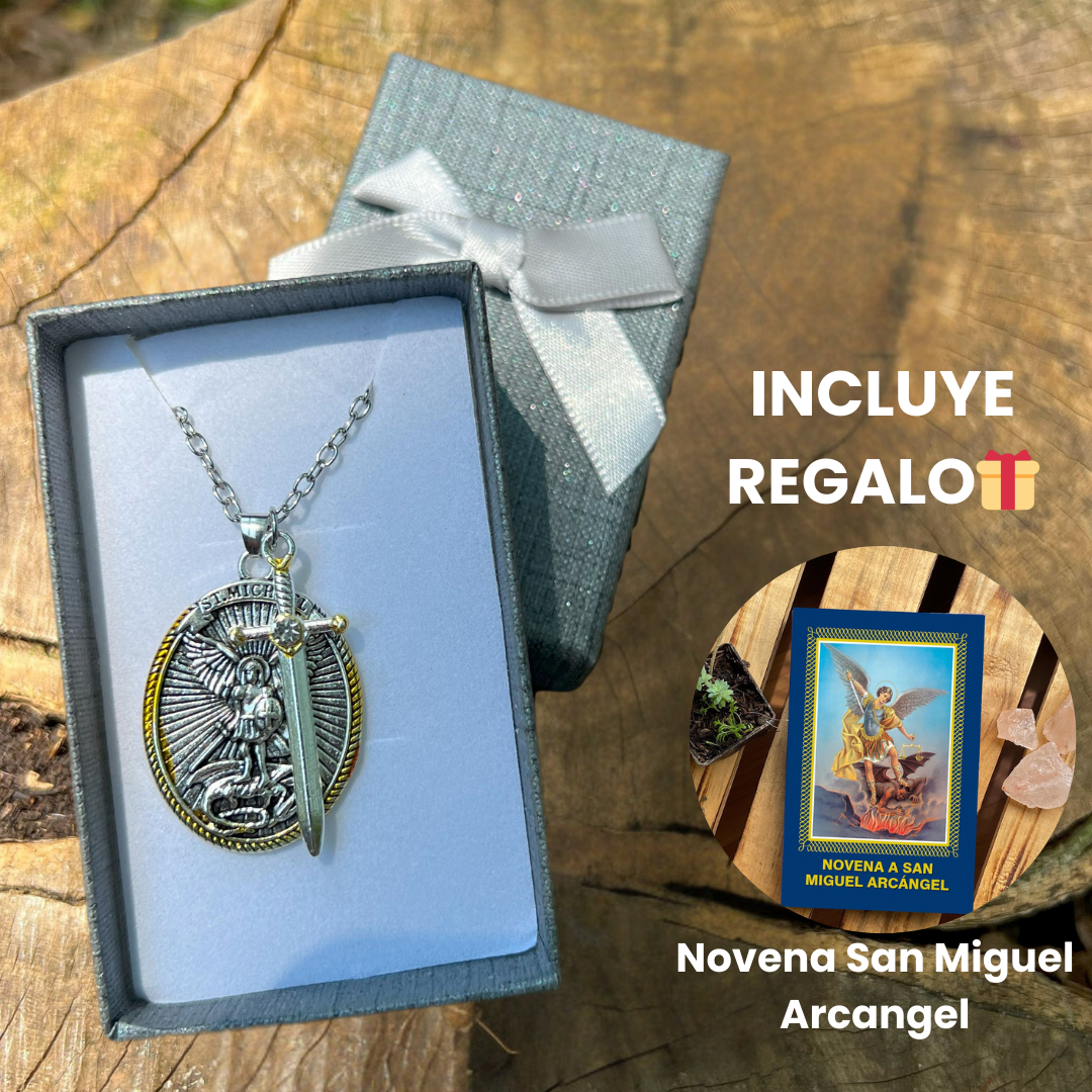 Atrae Prosperidad y Protección Divina 🙏✨ | Collar de Protección del Arcangel Miguel + Regalo 🎁