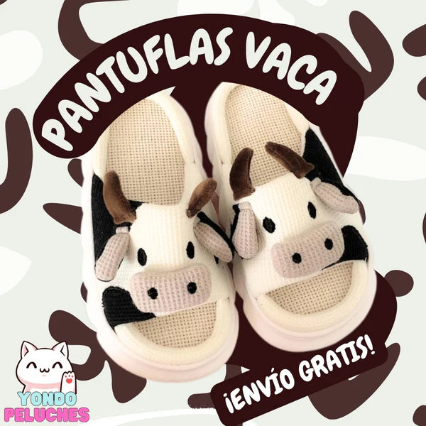 Pantufla de Vaca tejida🐮