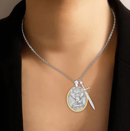 Atrae Prosperidad y Protección Divina 🙏✨ | Collar de Protección del Arcangel Miguel + Regalo 🎁